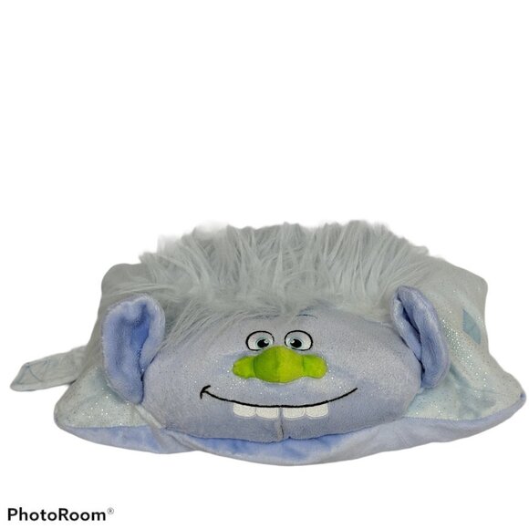 Pillow Pets Trolls Guy Diamond Purple Glitter 13" - Picture 1 of 8